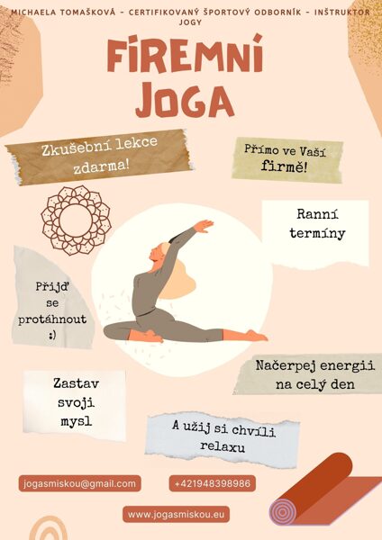 Vinyasa Flow jóga - firemní jóga